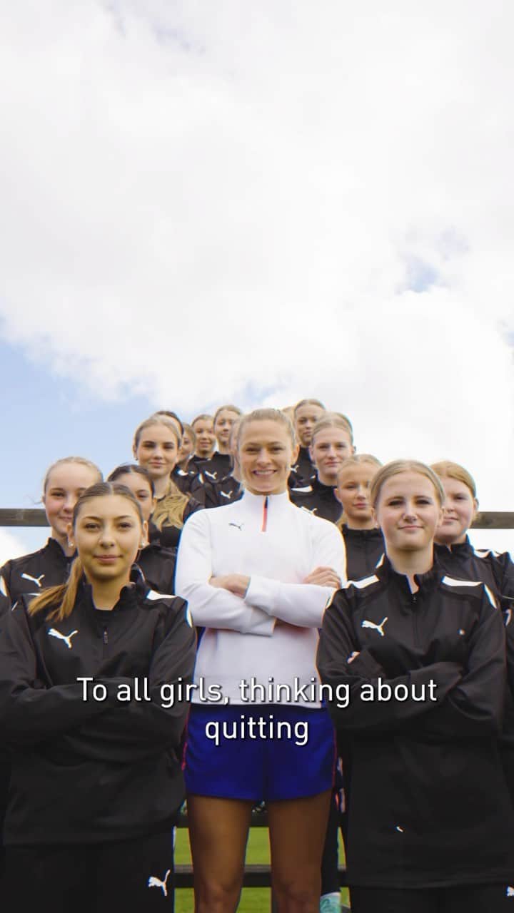 PUMA Footballのインスタグラム：「Back to where her journey started 🇸🇪🏡 @fridolinarolfo   With this year’s Gothia Cup on the horizon, @fridolinarolfo went back to her roots inspiring the next generation ahead of her own trophy hunt this summer.」
