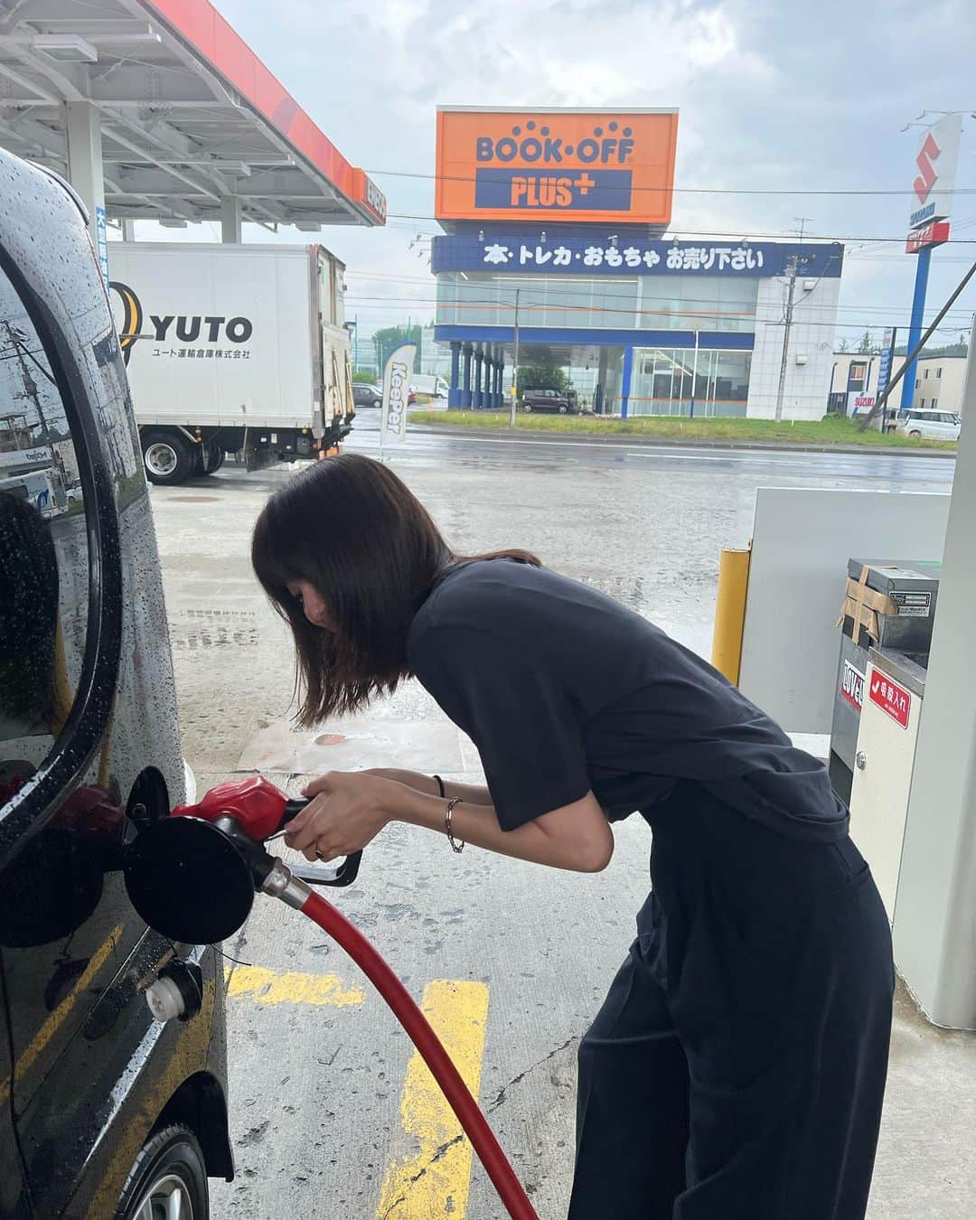 花山瑞貴さんのインスタグラム写真 - (花山瑞貴Instagram)「🐮🐮🐮 幌見峠にラベンダー畑があったとは！」7月13日 17時18分 - mi_smile25