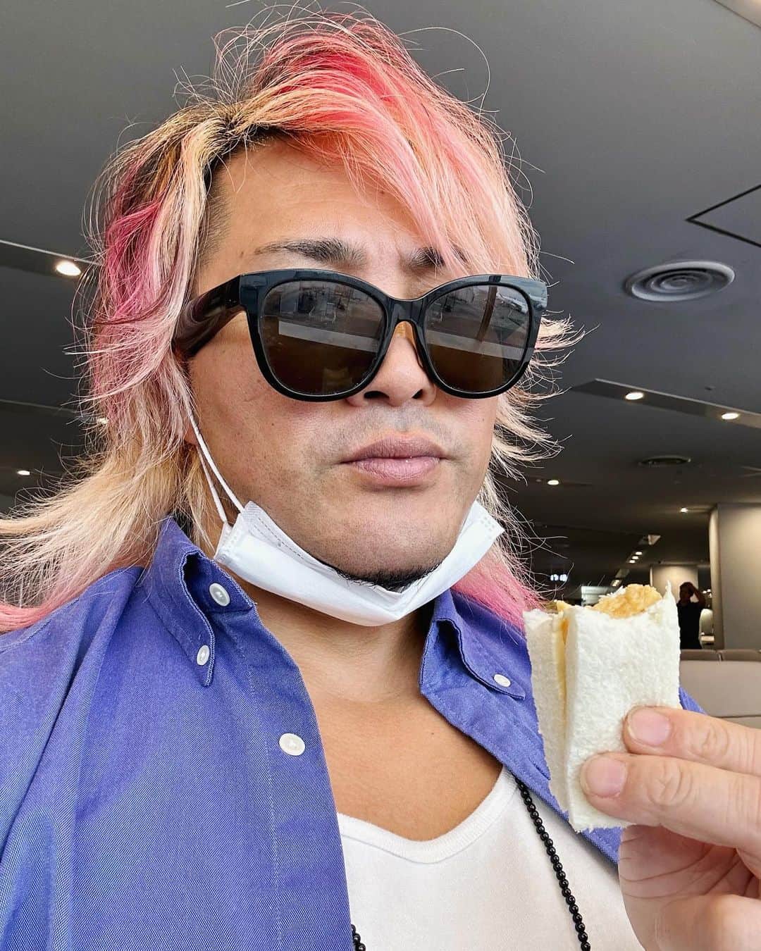 のインスタグラム：「#羽田空港 とサンドイッチと私。」
