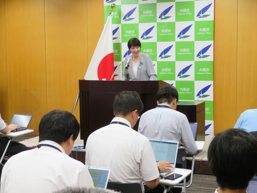 高市早苗のインスタグラム：「7月11日 記者会見」