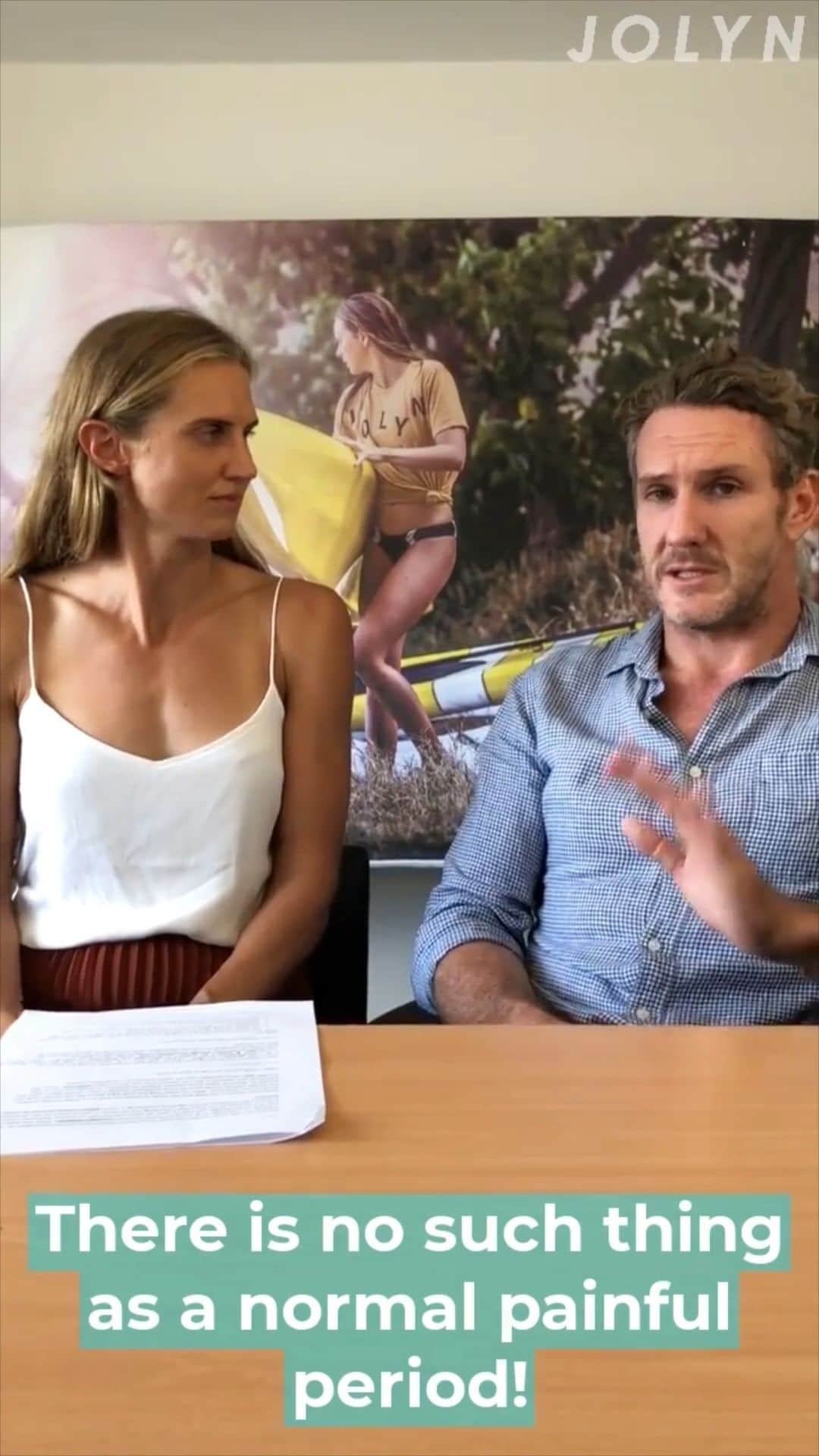 JOLYN Swimwearのインスタグラム：「A while back, Harriet Brown sat down with obstetrician and gynaecologist Dr. Drew Moffrey to discuss all things WOMEN'S HEALTH. From understanding your menstrual cycle, to painful periods, and everything in between. An oldie but a goodie, from our Vulnerabili-tea series with Harriet & Lizzie. Catch the full episode on our YouTube channel 🫶 // #jolynaustralia」