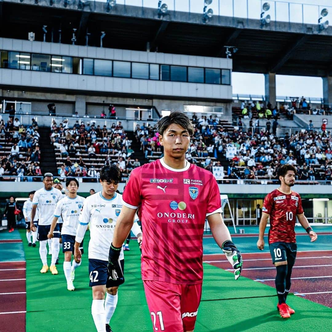 横浜FCさんのインスタグラム写真 - (横浜FCInstagram)「. GAME PHOTOS📷 2023.07.12 wed 天皇杯 JFA 第103回全日本サッカー選手権大会 3回戦 vs.高知ユナイテッドSC @高知県立春野総合運動公園  #天皇杯 #yokohamafc #横浜FC #HAMABLUE #Jリーグ #JLEAGUE  #市川暉記 #西山大雅 #橋本健人 #高井和馬 #ンドカボニフェイス #中村拓海 #清水悠斗」7月13日 18時27分 - yokohamafc_official