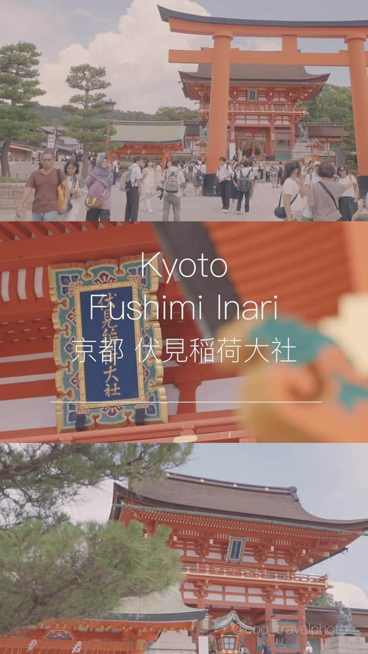 Sonoda COO Yukiyaのインスタグラム：「@coo_travelphoto ← Check more 😊  Kyoto Fushimi Inari Taisha Shrine 京都・伏見稲荷大社  #kyotophotographer #tokyophotographer #kyoto #travel #travelphotographer #japan #japantravel #kyototravel #proposalphotographer #weddingphotographer #japanko_official」