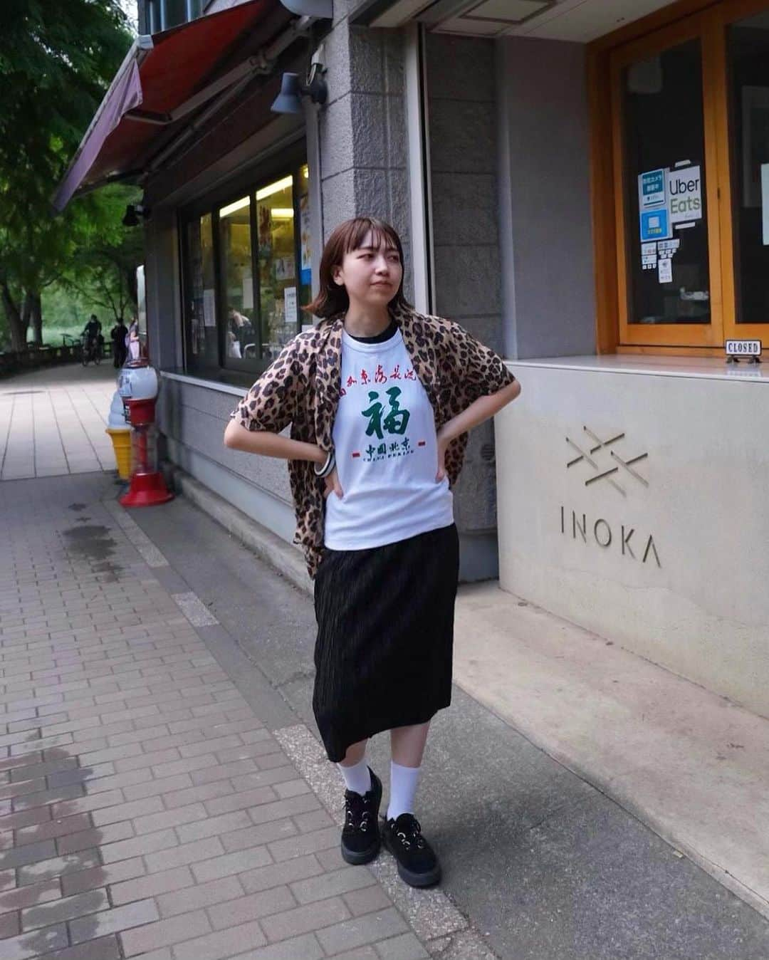 dracaenaさんのインスタグラム写真 - (dracaenaInstagram)「New Arrivals for Ladies  Leopard silk shirts  ¥7,700-  stretch tight dress  ¥9,350-  Chinese "福" Tshirts ¥7,700-  INSTAGRAM @dracaena_kichijoji  #Dracaena_Kichijoji #DracaenaKichijoji #DracaenaNorth  #dracaena  #VintageShop  #Vintage  #Kichijoji  #吉祥寺 #古着屋 #ドラセナ吉祥寺 #ドラセナ  #井の頭公園 #七井橋通り  #ヴィンテージショップ #ヴィンテージ #古着 #🇺🇸 #🇨🇦 #🇯🇵  #unitedstates  #canada  #buyingtrip」7月13日 19時08分 - dracaena_kichijoji