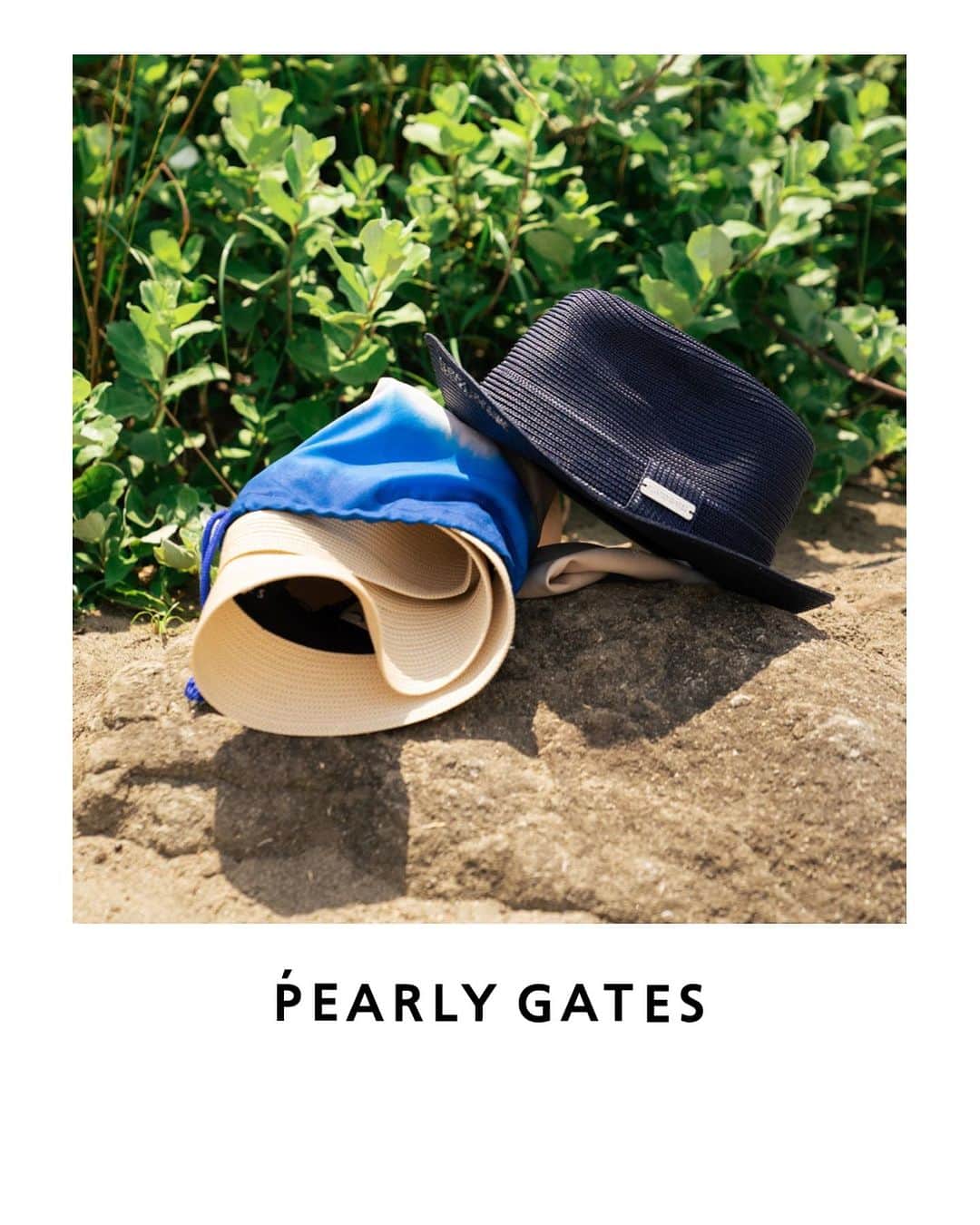 のインスタグラム：「Cool hat to enjoy the summer sun as well.  #pearlygates#summercollection#golf #golffashion#golfstyle#summeraccessories#summer23#パーリーゲイツ#ゴルフ#ゴルフウェア#ゴルフファッション」