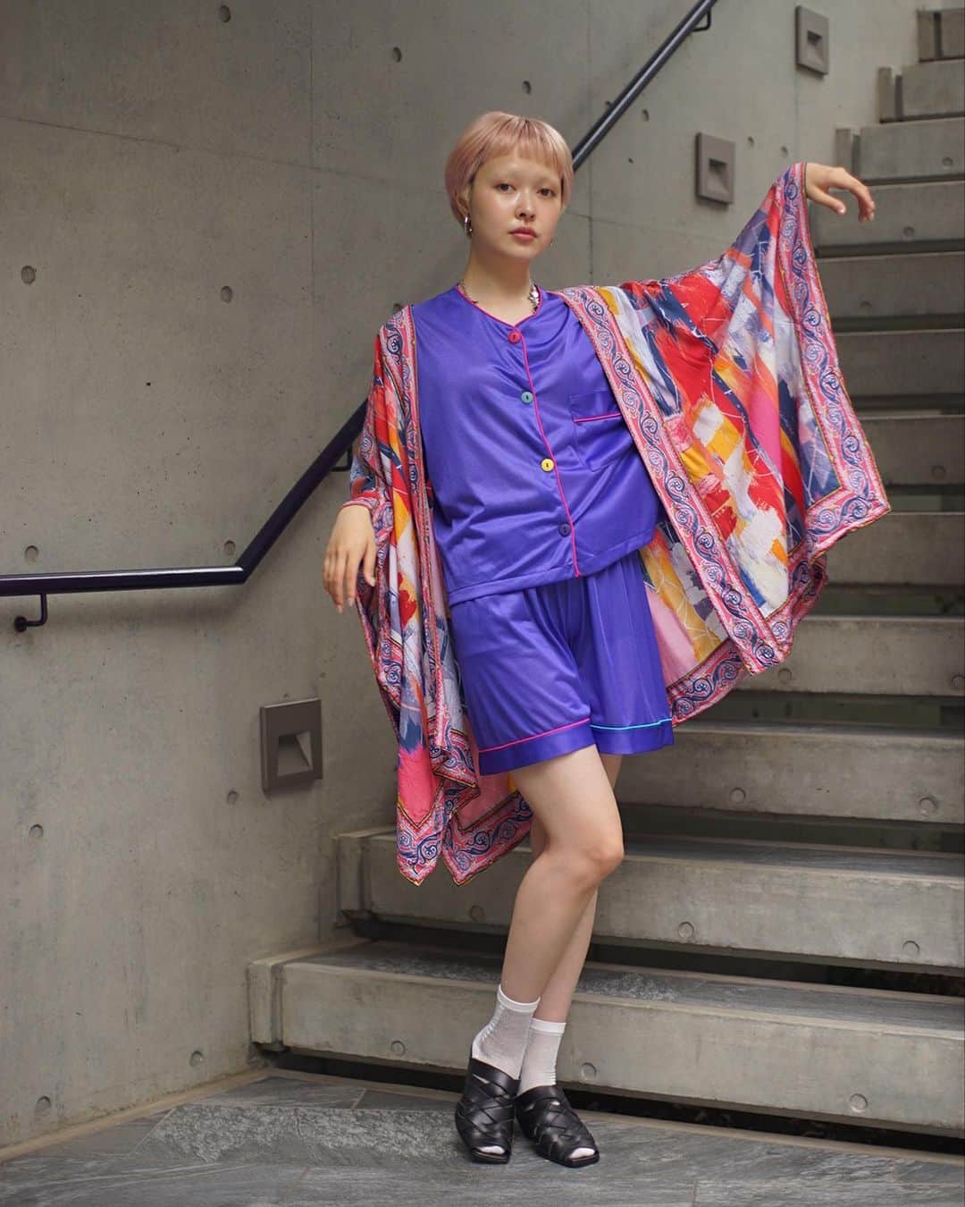 PUNK CAKEのインスタグラム：「💫NEW ARRIVAL💫  ▫︎ Scarf cardigan 【SOLD】 ▫︎ Piping pajama set up  そして、7/14.15.16の3日間は 《STOCK SUMMER SALE POP-UP》 お得なセールポップアップを開催します！  夏物のストックを中心に全品半額セール‼️ とってもお得にお買い物できるチャンスです🌻  同時開催でオンラインショップでは 全品20％OFF！！ （新商品は除外） 【クーポンコード/ smrs20】 店頭もオンラインもラッキープライスなこの週末お見逃しなく！  この機会に初めての方も是非！ 大歓迎でお待ちしております🥰  いつもより営業時間は短めでなのでお気を付けてお越しください🙏  日程/ 7/14(金)～7/16(日)  時間/ 13:00～18:00 場所/ 東京都目黒区鷹番3-4-10 2F」