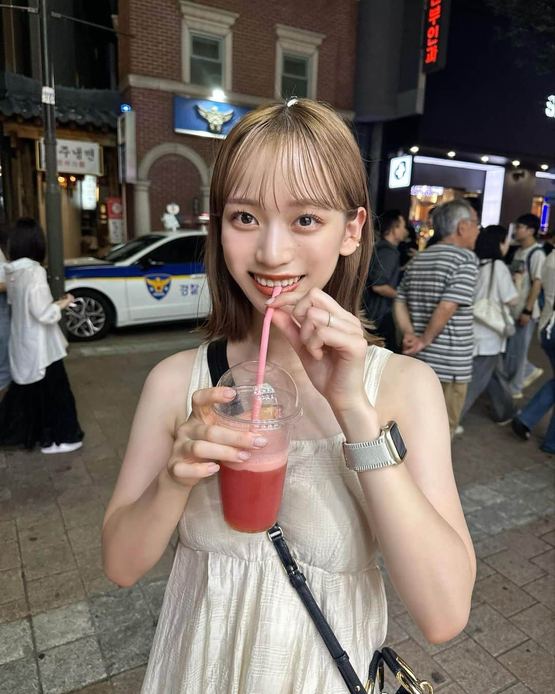 由布菜月さんのインスタグラム写真 - (由布菜月Instagram)「. たくさん食べた韓国旅行 大満喫だった！2人ともありがとう！🫶🫶💕 たくさん写真撮ったのでちょっとずつ載せていきます☺️ #韓国#明洞屋台」7月13日 20時16分 - yufudayo