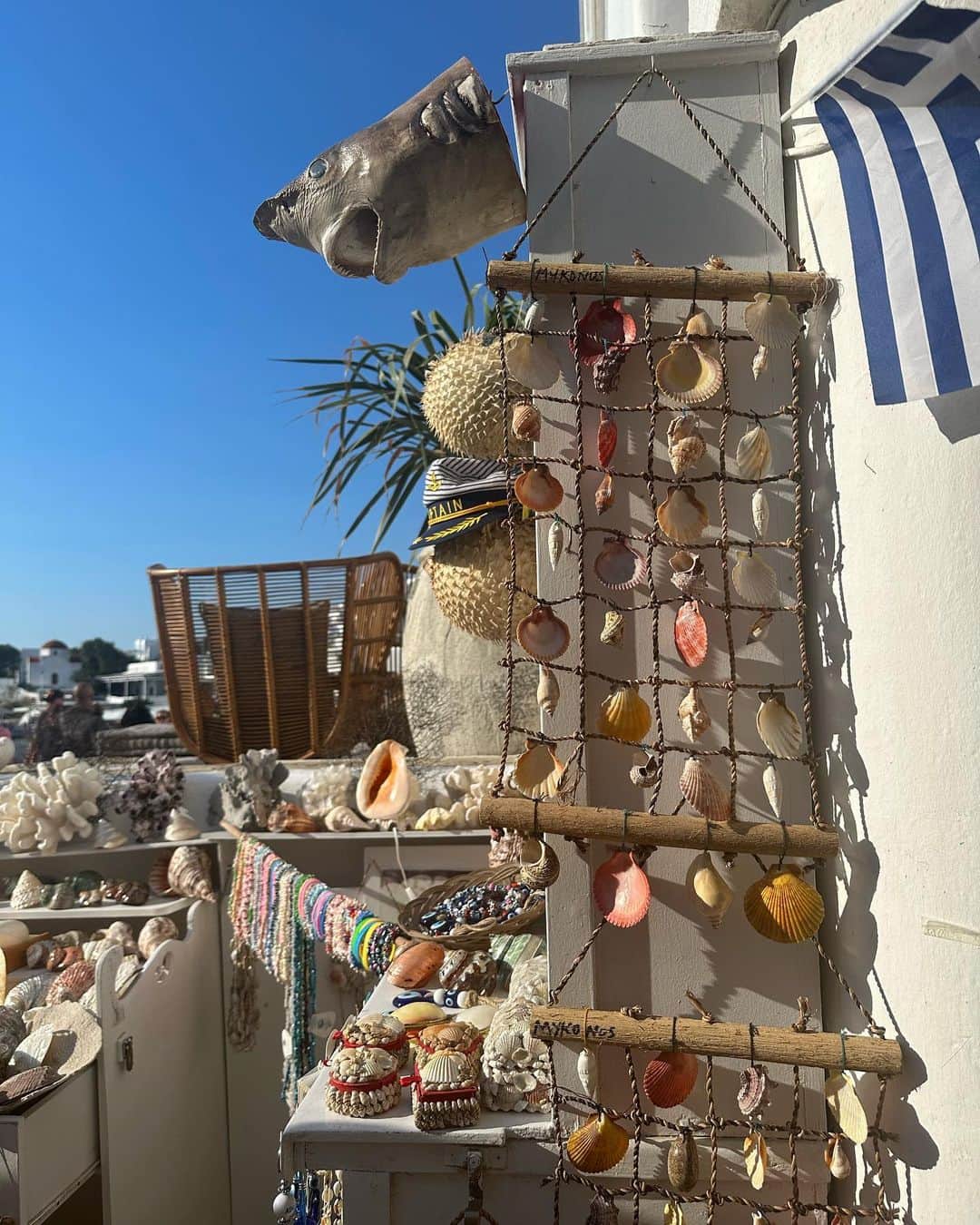 柚月瀬那のインスタグラム：「📍Mykonos 🇬🇷🚢🐚✨」