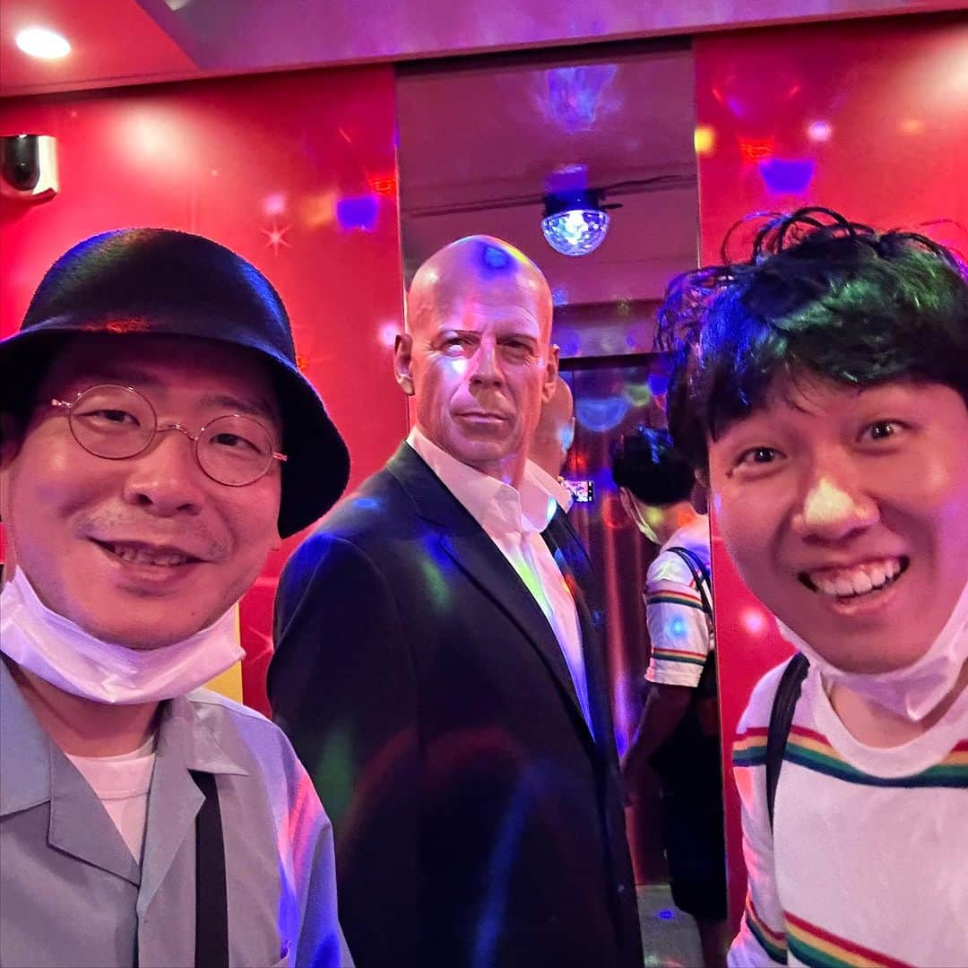 浦井のりひろさんのインスタグラム写真 - (浦井のりひろInstagram)「トークライブ「浦井の枕もと」ありがとうございました！ 免許取得〜かつやまとドライブした話で半分使ってしまいました。またやりたい！  #浦井の枕もと #頑張るかつやま #免許取得🔰  #マダムタッソー #お台場 #見逃し配信ぜひ」7月13日 20時20分 - uraidanbura
