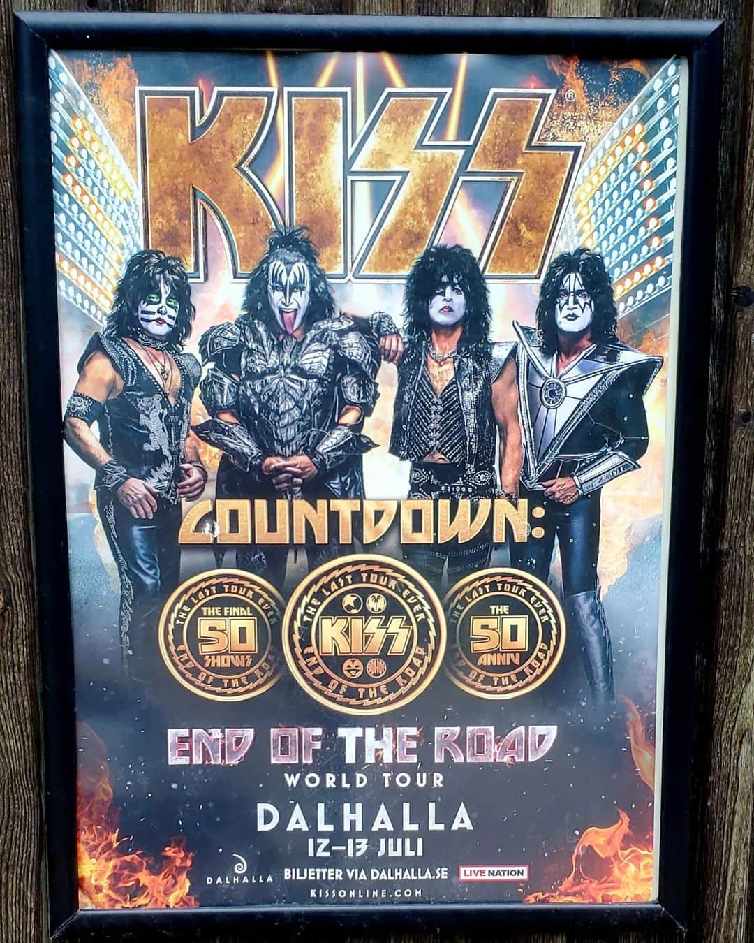 KISSさんのインスタグラム写真 - (KISSInstagram)「#RATTVIK! This is it. Our final show ever in #Sweden! Be ready tonight! We are! #EndOfTheRoadTour」7月13日 20時57分 - kissonline