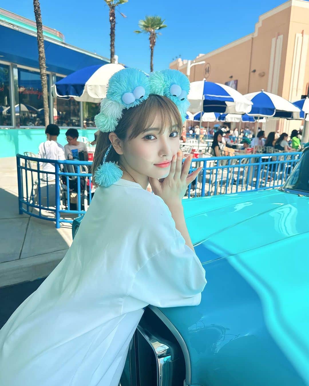 RIOさんのインスタグラム写真 - (RIOInstagram)「念願のUSJ🌎💙 あちかった🥵 でもやっぱり、りおはディズニーよりもUSJの方が好き🥹‼︎ . 次はゆっくりまた行きたいな☺️ . YouTubeも撮ったからお楽しみに〜 . .」7月13日 21時00分 - reily_rio