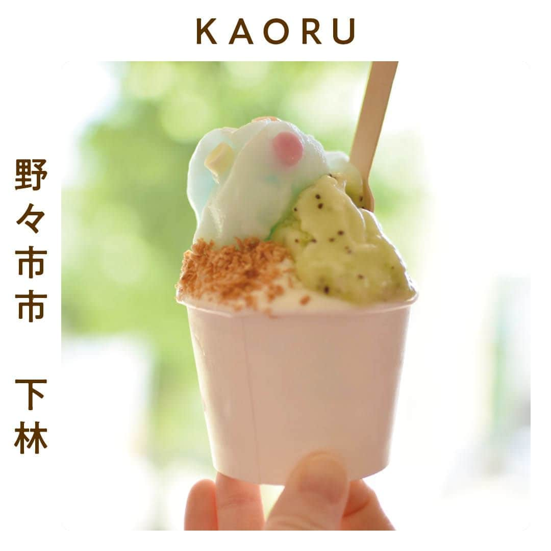 金沢情報 グルメ専用アカウント（ランチ カフェ ラーメン）のインスタグラム：「「ジェラート＆ケーキ　KAORU（カオル）」は、夏フレーバー続々🍨 贅沢にトリプルで！🍦🍦  ＝＝＝＝＝＝＝＝＝＝＝＝＝＝＝＝＝＝＝＝＝＝＝＝＝＝＝ ジェラート＆ケーキ　KAORU（カオル） （@kaoru.gelato_cake） 野々市市下林4-493 ライフ493 1F 11:00〜19:00 定休／火曜（祝日除く）  駐車場／4台 ＝＝＝＝＝＝＝＝＝＝＝＝＝＝＝＝＝＝＝＝＝＝＝＝＝＝＝  7/15~17の期間は、同店人気のジェラートをトリプル（648円）で楽しめる夢のような3日間！　 ココナッツやキウイ、ラムネ等この時期だけの夏フレーバーも登場。 この機会にぜひ💕 シングル410円、ダブル540円。  >>>その他のグルメスポットは（@kanazawa_joho_gourmet）にて  #石川県 #石川 #金沢市 #金沢 #金沢グルメ #金沢グルメスポット #金沢グルスポ #金沢グルメ情報 #金沢情報 #北陸グルメ #金沢スイーツ #金沢ランチ　#金沢カフェ　#金沢旅行 #石川グルメ #石川県グルメ #金沢観光  #ishikawa #kanazawa　#金沢テイクアウトグルメ  #アイス #ジェラート #ココナッツ #キウイ #金沢アイス」