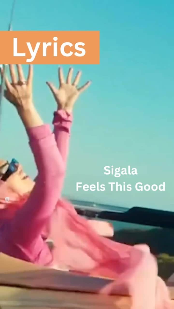 ソニー・ミュージック洋楽のインスタグラム：「シガーラの夏にぴったり⤴︎爽快ソング🎧 💓Feels This Good💓  暑い夏をシガーラの爽快ソングで満喫してみて❣️  @sigala #夏 #爽快 #気分転換 #気分が上がる #夏休み #洋楽 #洋楽好き #歌詞動画」