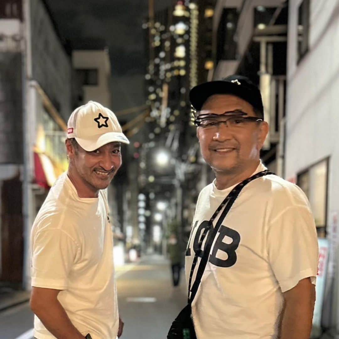 中野英雄のインスタグラム：「山口祥行君と食事して来ました！ 山口君に最近一皮剥けた 奴は？と聞いたら 3人の名前が… 次のページです‼️  #日本統一 #enjoy #japan #instagood」