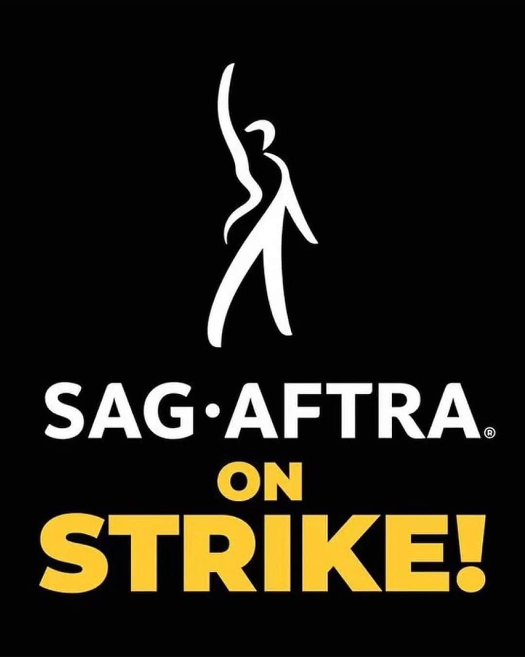 ジェニファー・グレイのインスタグラム：「i stand in solidarity with my union and actors. #sagaftra #sagaftrastrike #sagaftraunionstrong #strike」