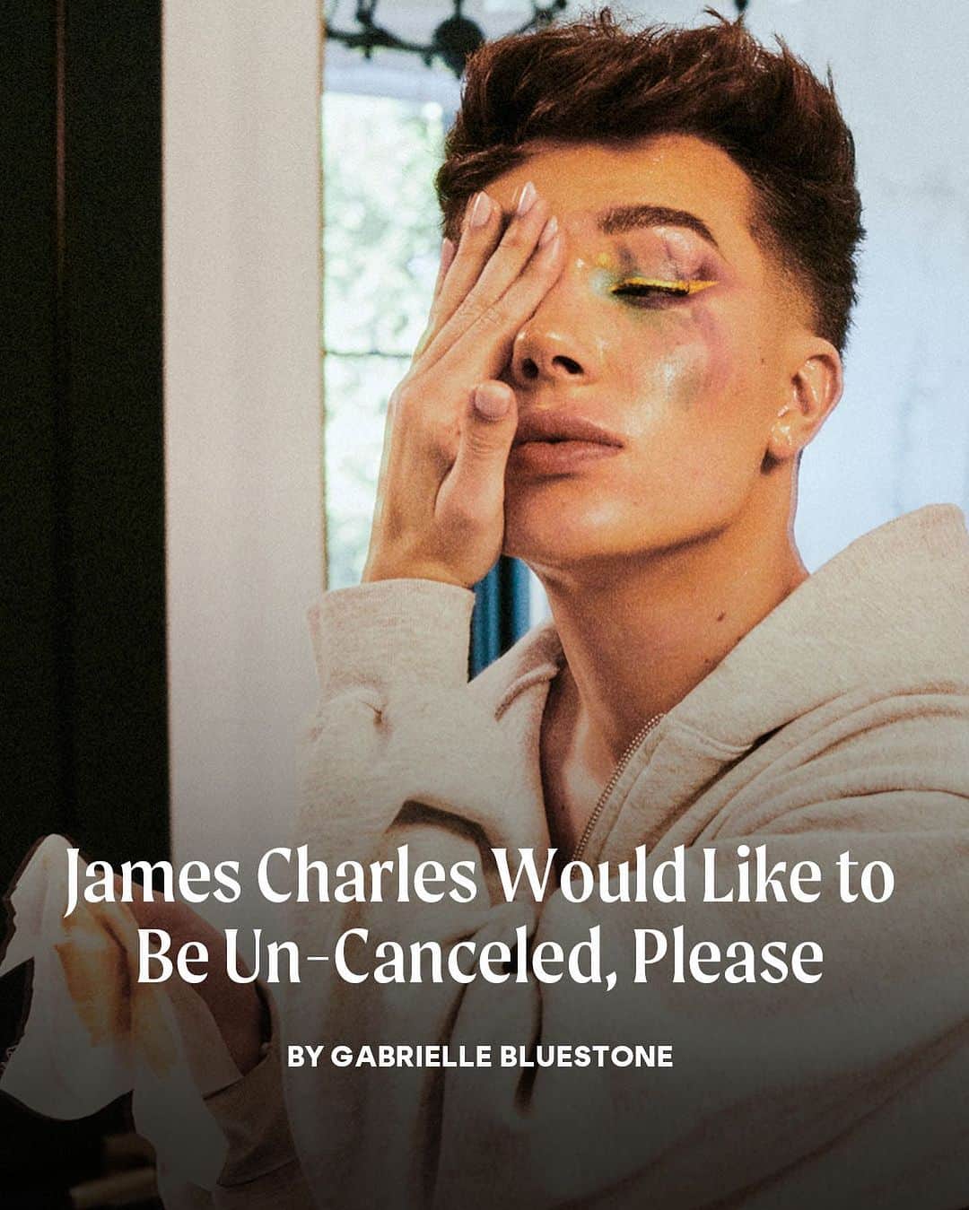 Cosmopolitanさんのインスタグラム写真 - (CosmopolitanInstagram)「After two years in influencer purgatory, James Charles is back to debut a self-funded makeup line. Is the internet ready for his relaunch? Read @gbluestone's wide-ranging deep dive at the link in bio.   Photographer: @danmonick」7月14日 8時12分 - cosmopolitan