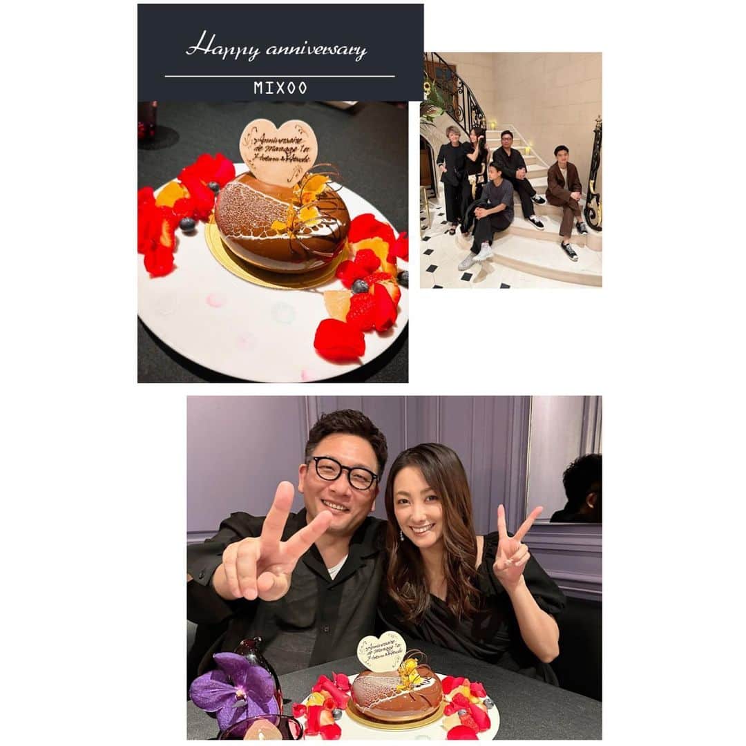 鈴木蛍のインスタグラム：「あっという間に結婚1周年を迎えました🥳 LA TABLE de Joel Robuchonで Dinnerして､食後のBarには東京のFamilyも来てくれて皆で乾杯🥂 旦那様も食事に感動してすごく喜んでいたし､楽しく幸せな1日でした♡  #weddinganniversary #1stanniversary #joelrobuchon #latable #結婚記念日 #dinner #結婚1周年 #rougebar #オマール海老に感動 #次は2階で」