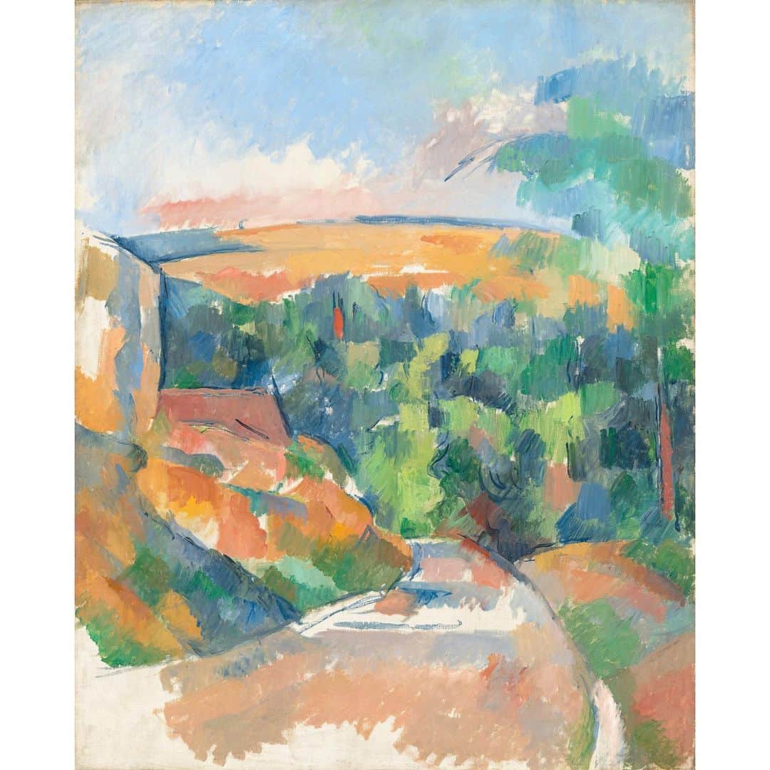 THE ROWのインスタグラム：「Paul Cézanne; ‘The Bend in the Road’, 1906」
