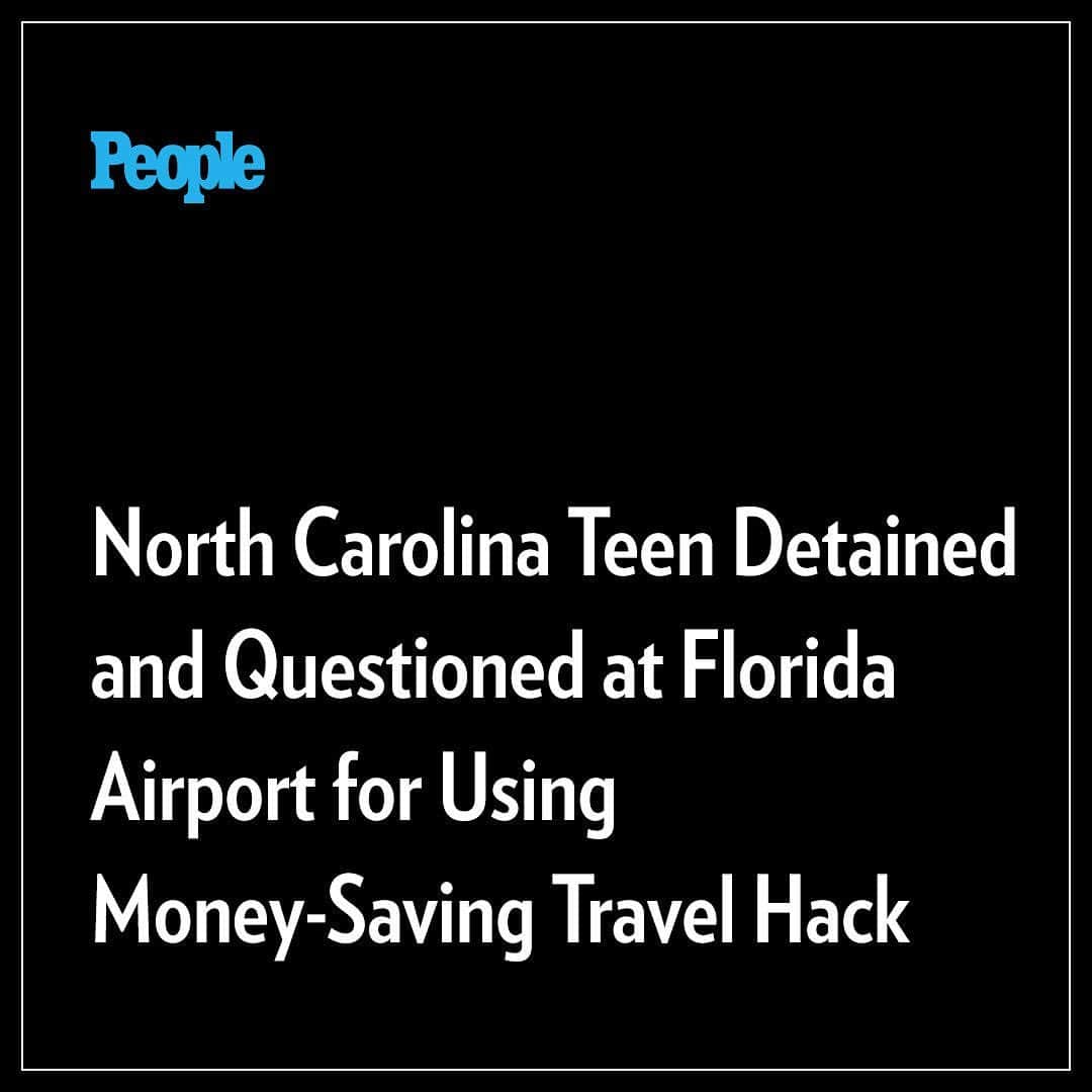 People Magazineさんのインスタグラム写真 - (People MagazineInstagram)「The airline industry is cracking down on a travel hack known as "skip-lagging." The family of a North Carolina teen said their son was recently detained at an airport for allegedly using such a method, WJZY-TV reported. The loophole involves booking a flight with a layover at their desired location and skipping the second flight. Get all the details at the link in our bio.」7月14日 0時05分 - people