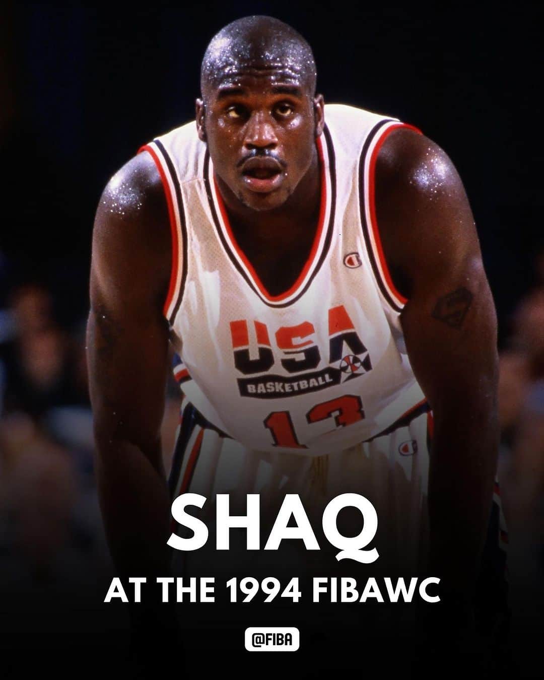 FIBAさんのインスタグラム写真 - (FIBAInstagram)「Shaq tearing down defenses at 1994 #FIBAWC 😤  #ThrowbackThursday」7月14日 0時56分 - fiba