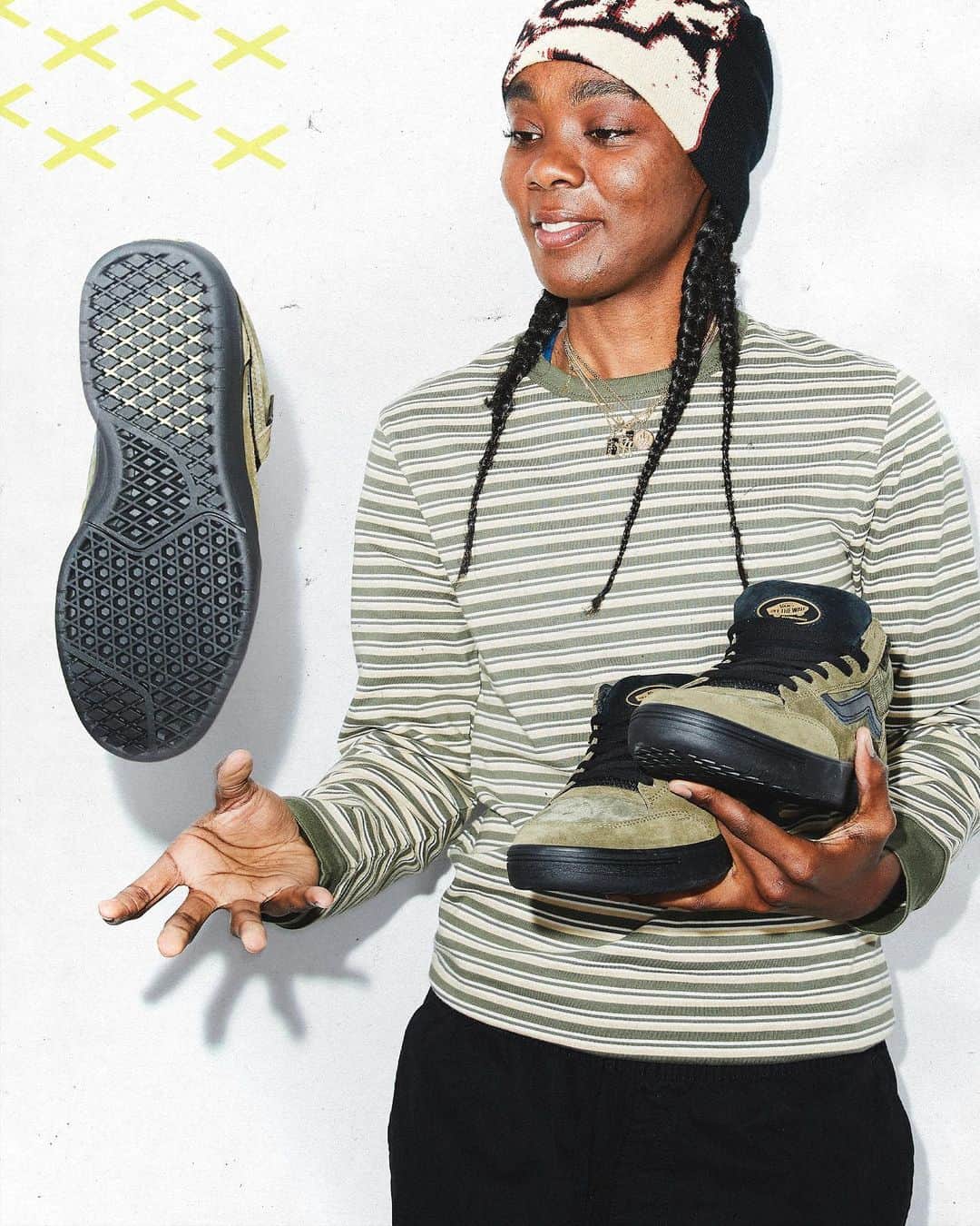 Vans Skateさんのインスタグラム写真 - (Vans SkateInstagram)「Beatrice Domond adds a dash of personal style to the sustainably minded and technologically-driven design of the Zahba, available now at skate shops worldwide.」7月14日 1時05分 - vansskate