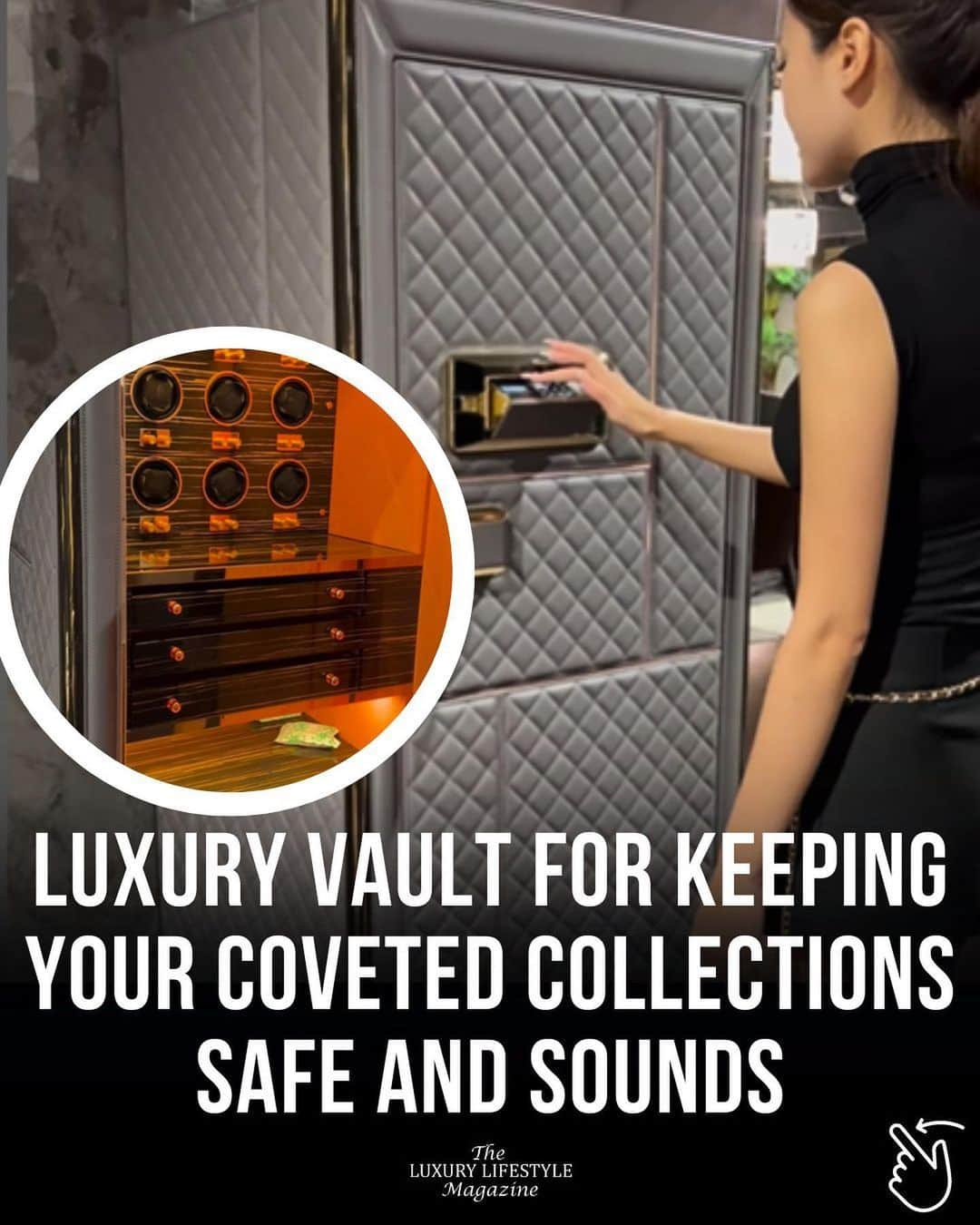 The Luxury Lifestyle Magazineさんのインスタグラム写真 - (The Luxury Lifestyle MagazineInstagram)「Custom luxury safe 🔒  By: @fore.furniture」7月14日 1時07分 - luxurylifestylemagazine