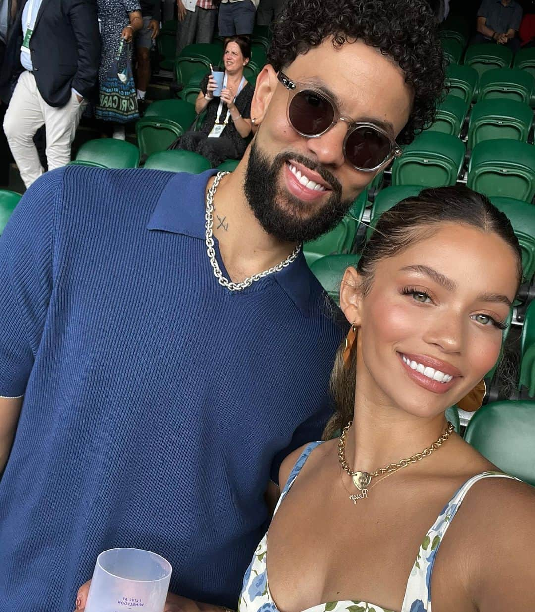 さんのインスタグラム写真 - (Instagram)「Our first time going to Wimbledon. Unreal experience 😍🎾🏆」7月14日 1時29分 - audreyanamichelle