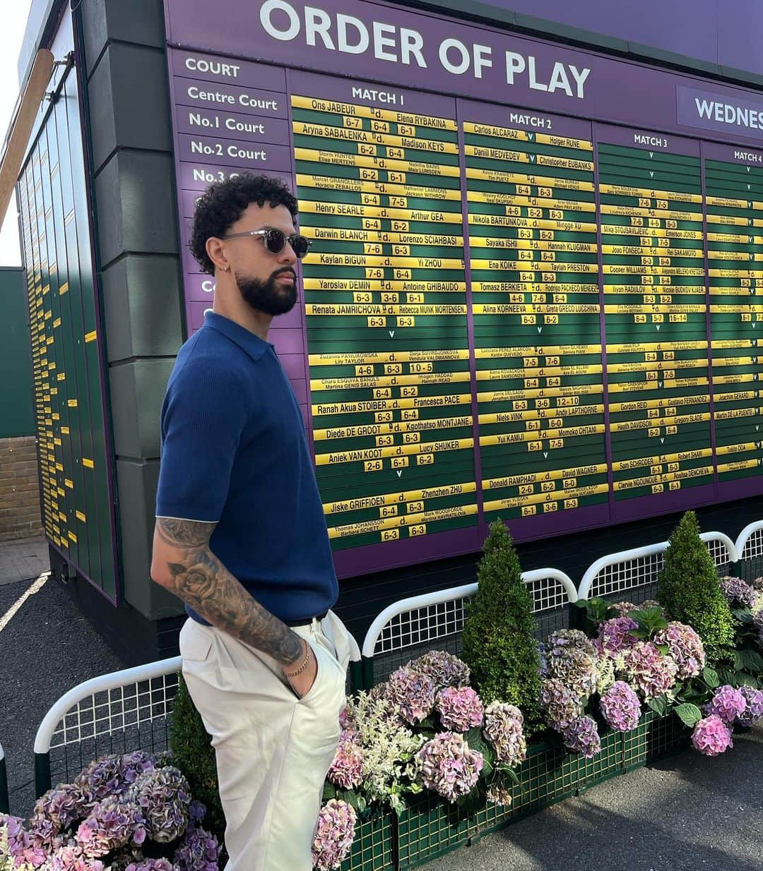 さんのインスタグラム写真 - (Instagram)「Our first time going to Wimbledon. Unreal experience 😍🎾🏆」7月14日 1時29分 - audreyanamichelle