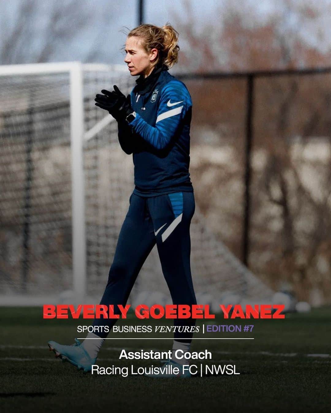 ベヴァリー・ゴーベル・ヤネズのインスタグラム：「⚽️Join us next week as we spotlight Beverly Goebel Yanez, Assistant Coach for @racinglouisvillefc in the @nwsl. Discover the invaluable insights she has gained throughout her incredible career in The Scouting Report Newsletter.  Join 1000+ subscribers for access to Beverly’s insights: Link in Bio」