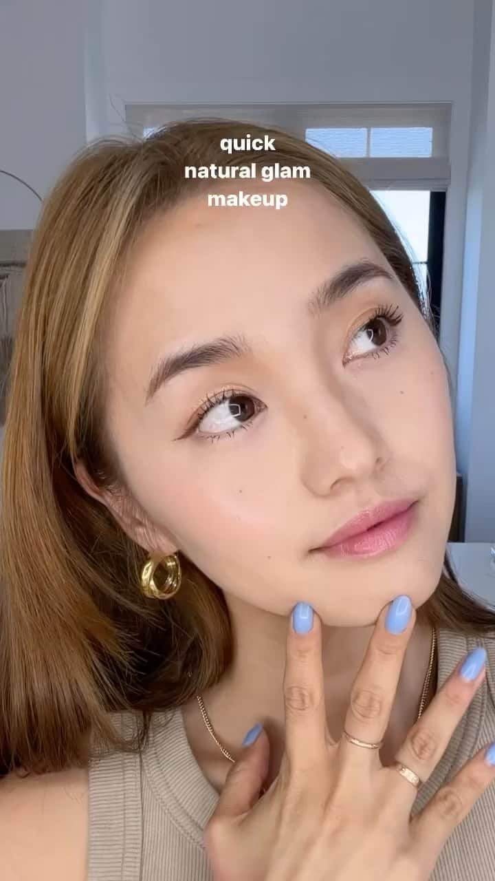 のインスタグラム：「how i do a natural glam lewk w/ @stylekorean_global ✨ ~   makeup used: @cliocosmetics_global kill cover mesh glow cushion (ginger) @cliocosmetics_global kill brow auto hard brow pencil (light brown) @romand_en new better than palette (mahogany garden) @cliocosmetics_global sharp, so simple waterproof pen liner (dark brown) @heimish_cosmetic  dailism smudge stop mascara @romand_en new glasting melting balm (lovely pink)  use code 10JENNIM for 10% off on Rom&nd items on Amazon from July 13-17 and use code 10HNJENNIM for 10% off on Heimish Mascara on Amazon from July 14-18  #ad #stylekorean_global #clio #romand #heimish」