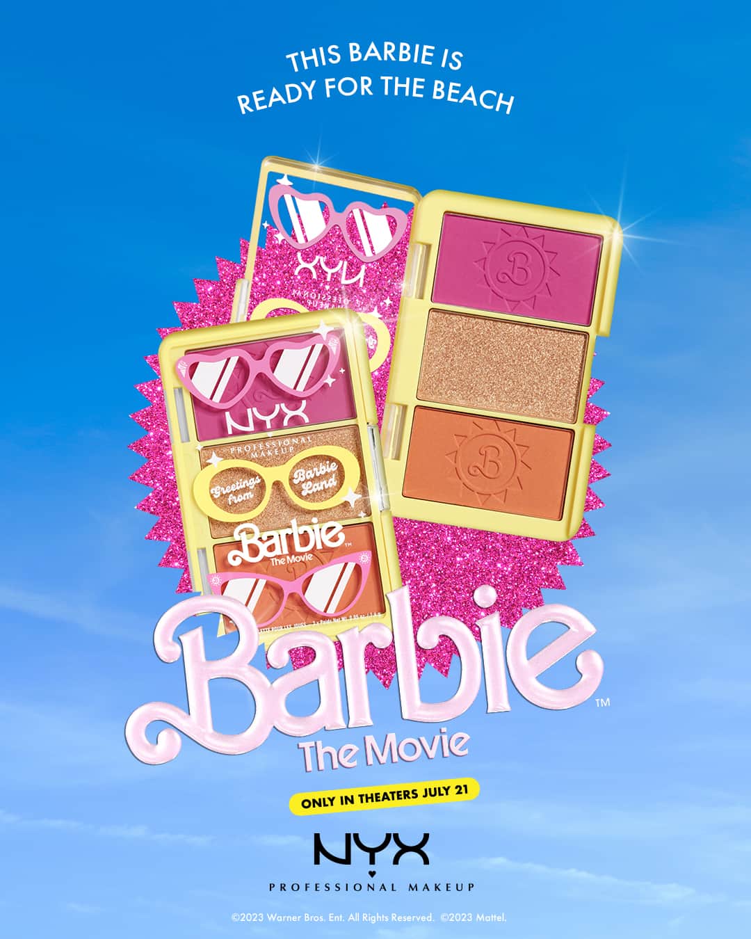 NYX Cosmeticsさんのインスタグラム写真 - (NYX CosmeticsInstagram)「which Barbie are you?? 👀  shop the #NYXCosmeticsxBarbieTheMovie collection at @ultabeauty TODAY and see @barbiethemovie only in theaters July 21.  ©2023 WBEI ©2023 Mattel. #nyxcosmetics #nyxprofessionalmakeup #barbiethemovie #barbie」7月14日 2時00分 - nyxcosmetics