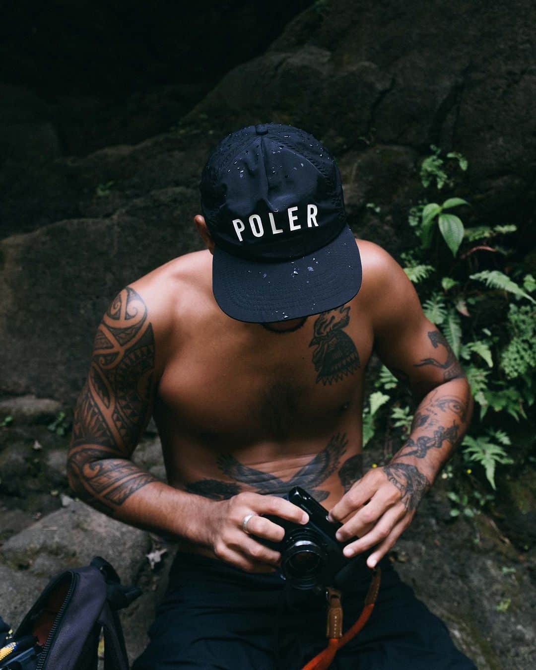 Poler Outdoor Stuffのインスタグラム：「The State Nylon Floppy, the ideal hat for chasing waterfalls  #campvibes」