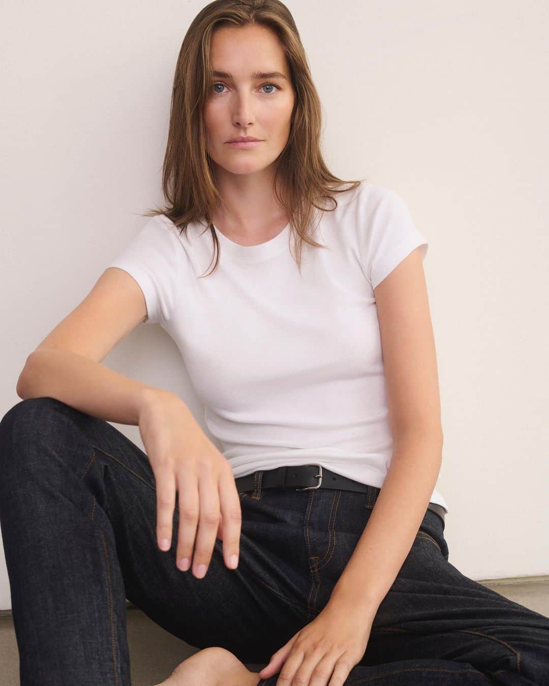Club Monacoのインスタグラム：「Your search for the perfect white t-shirt ends with our best selling Bowee Tee. It’s cut slim with a sleeve that hits at just the right length.」