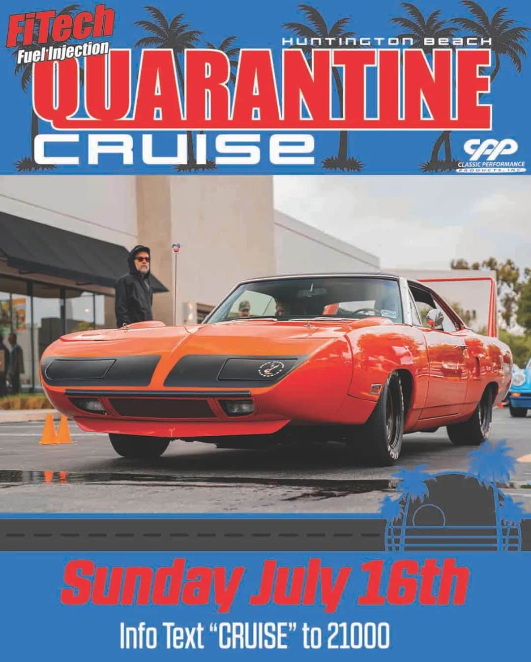 Classics Dailyさんのインスタグラム写真 - (Classics DailyInstagram)「Beat the Heat and Hit the Street for QC:40!  The Original @Fitech_EFI Quarantine Cruise presented by @classicperform with @qruisinpch THIS SUNDAY July 16.  With Support from: @famouswhipsales and @liquimoly.usa.canada @extremepowdercoatingca  THE Cruise is Coming.  Come be a part of the fun, check out the rides and cruise alongside hundreds of incredible cars, trucks and enthusiasts on legendary PCH.  Pick up the newest merch and don’t miss a special appearance by the @goodguysrodandcustom 1967 Mustang Street Machine of the Year by @ironworksspeedandkustom   Route Details Drop, Friday 7/14 at 5:00 p.m. (PST)  Featured in Motor Trend, Hot Rod, Truck Trend, Classic Truck Performance, All Chevy Performance, Dub magazine and across the internet, there's nothing like the Quarantine Cruise.  Text "Cruise" to 21000 to be 1st to know the details!  Respect the locations. Leave them as you found them.  NO BURNOUTS!  #hbqc #quarantinecruise #HuntingtonBeach #Hotrods #classiccars  Partners: @hektattoo @keystoneautomotiveoperations @week2wickedjason @Ken」7月14日 5時15分 - classicsdaily