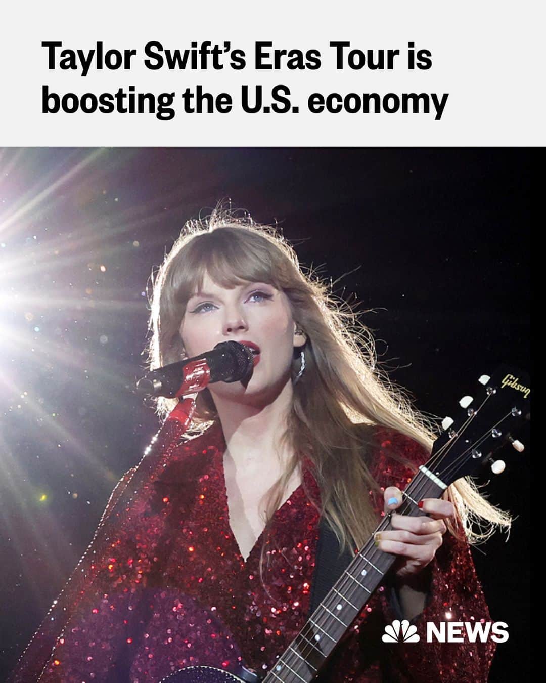 NBC Newsさんのインスタグラム写真 - (NBC NewsInstagram)「Ticket sales for Taylor Swift's Eras Tour concerts have been so explosive the pop superstar is helping fuel the national tourism industry, a Federal Reserve office said.  The central bank on Wednesday released its Beige Book, in which Philadelphia Federal Reserve officials reported hotel bookings rose, showing the strongest growth since the beginning of the pandemic, thanks to Swift's show dates.  "Despite the slowing recovery in tourism in the region overall, one contact highlighted that May was the strongest month for hotel revenue in Philadelphia since the onset of the pandemic, in large part due to an influx of guests for the Taylor Swift concerts in the city," the officials wrote.  Read more at the link in our bio.」7月14日 5時34分 - nbcnews