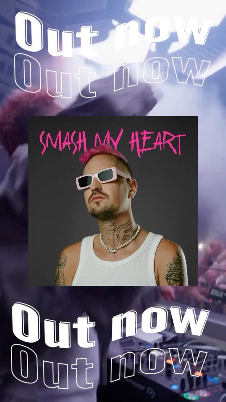 ロビン・シュルツのインスタグラム：「„Smash my Heart“ - my new single is out now!  💔🪅 Pre-order PINK, my upcoming album, including this banger of a track!」
