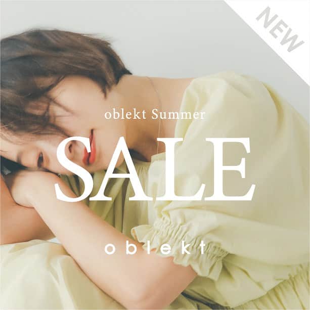 オブレクトのインスタグラム：「oblekt More SALE 開催中！    本日よりSALEアイテムを追加いたしました🌿 かなりお得なプライスとなりますので気になる方はお早めにご覧ください✨   人気の高山都さんとのコラボアイテムを始め、今すぐ着られる夏アイテムから秋まで着られるものまで大変お得にお買い求めいただけます！   在庫が少ないアイテムもございますので、気になる方はお早めに！   ※新規会員登録1,000円OFFクーポンと併用していただけます。 ※税込15,000円以上で送料無料です。   この機会にぜひご利用ください。  詳しくはoblekt 公式オンラインストア（Re:Circulet リサーキュレット）をご覧ください🤍  +++++++++++++++++++  #miyakotakayama #高山都 #oblekt #オブレクト」