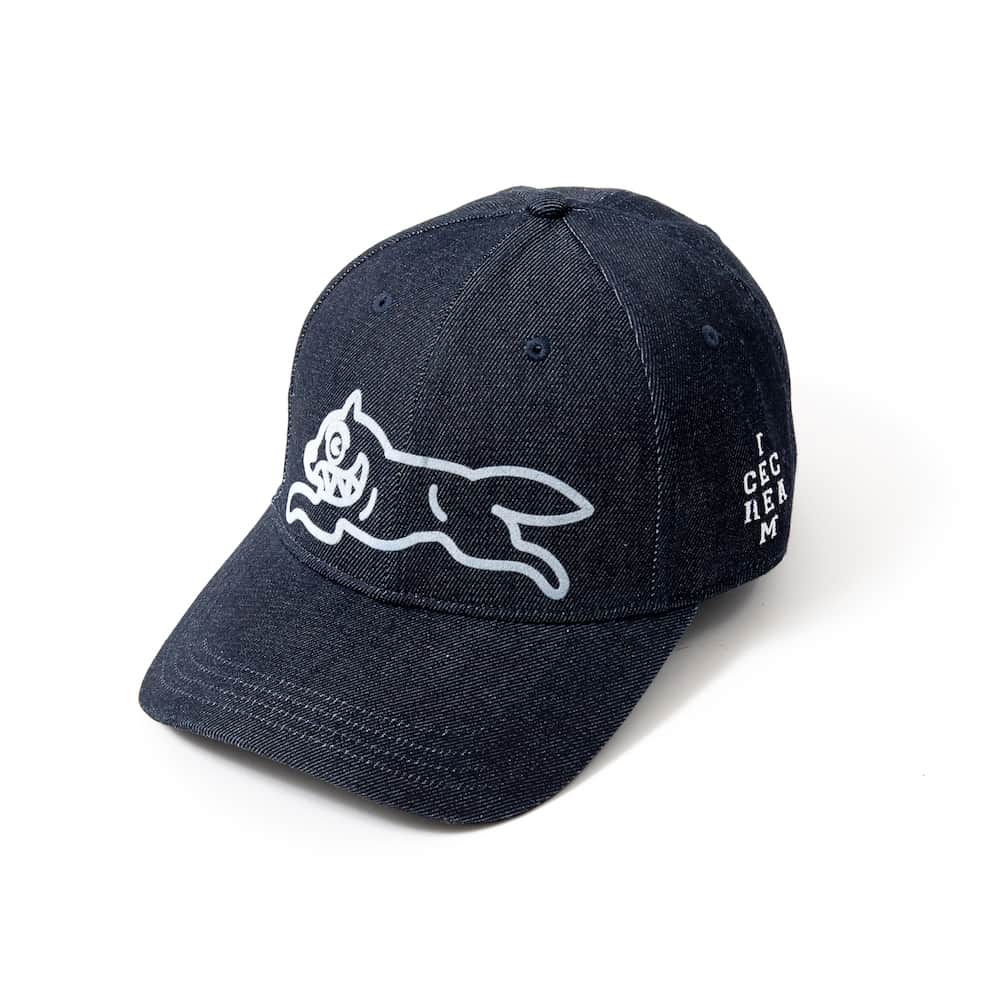 ビリオネア・ボーイズ・クラブのインスタグラム：「. ICECREAM JP 2023 FALL /HOLIDAY DELIVERY . DENIM CAP RUNNING DOG . Available at BILLIONAIRE BOYS CLUB / ICECREAM TOKYO & ONLINE STORE. . BILLIONAIRE BOYS CLUB / ICECREAM TOKYO 〒150-0001 東京都渋谷区神宮前4-25-1 ライサ1F-C TEL：03-5770-0018 . . BILLIONAIRE BOYS CLUB / ICECREAM ONLINE STORE http://billionaireboysclub-store.jp . . ※店舗により一部お取り扱いがない場合がございますので 各店舗へご確認いただきご来店ください。  #BILLIONAIREBOYSCLUB #ICECREAM #PHARRELL #PHARRELLWILLIAMS #BBCICECREAM #Harajuku #Tokyo #Japan」