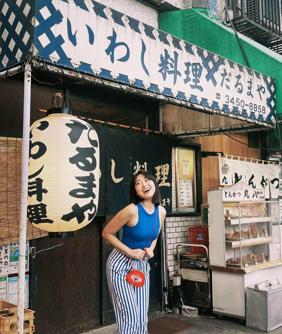 中里亜美のインスタグラム：「地元が最強  #孤独のグルメ  #大井町」