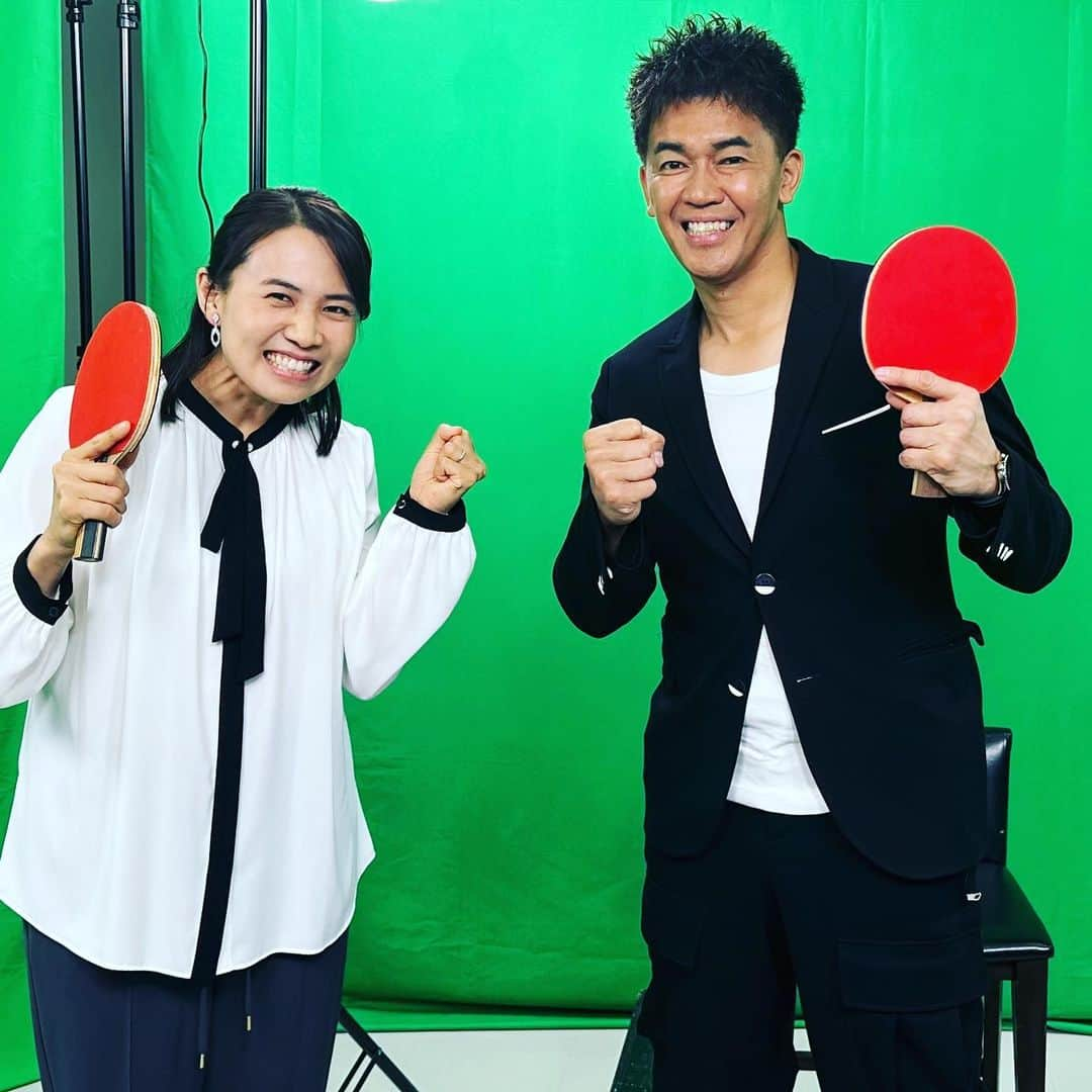 平野 早矢香のインスタグラム：「明日7月15日(土)は #BSテレ東 #卓球ジャパン #22時半から #第5回パリ五輪日本代表選考会直前特集 #お楽しみに🏓」