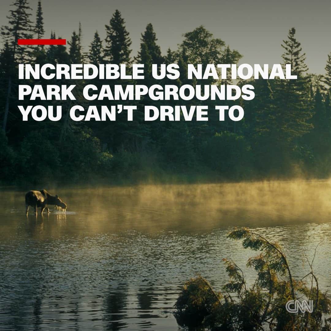 CNNさんのインスタグラム写真 - (CNNInstagram)「Forget the road less traveled when it comes to camping in US national parks. How about camping out in places where there are no roads?  Most national park campgrounds are easily accessible by car, but some of the coolest digs are in places that you can't drive to – reachable only by foot or boat.  Tap the link in our bio to start exploring.  📸: Frank J Wicker/Moment Open/Getty Images; Jeffrey K Collins/iStockphoto/Getty Images; Jim West/Alamy Stock Photo; yenwen/iStockphoto/Getty Images; Michael Shi/Moment RF/Getty Images」7月14日 11時01分 - cnn