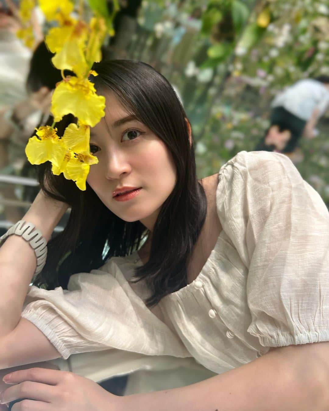 上西恵のインスタグラム：「インスタにも！ 妹に撮ってもらった写真😉」