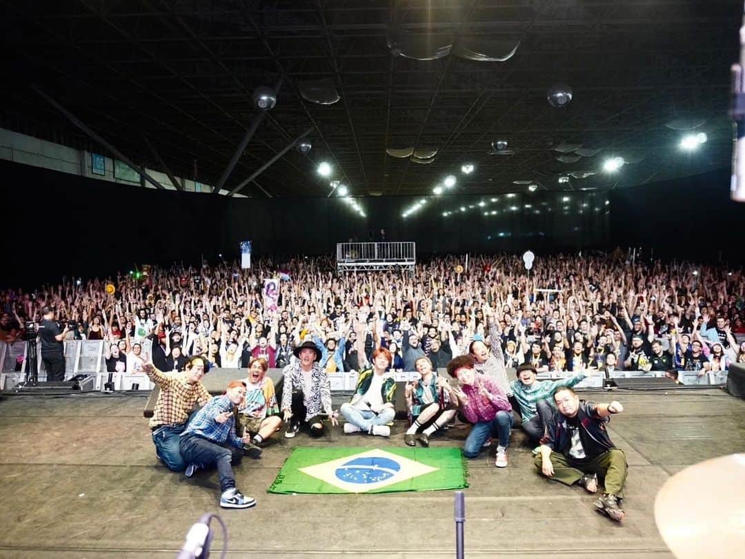 KEIGOのインスタグラム：「Anime Friends1日目！ RABのみんなも参加してくれてぶちかまして参りました！  Obrigado, Brasil Vejo você novamente no domingo #flow_japan」