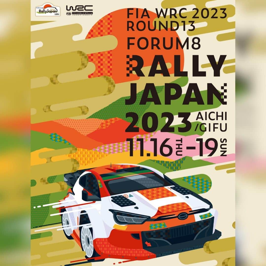 チケットぴあさんのインスタグラム写真 - (チケットぴあInstagram)「◤ FORUM8 RALLY JAPAN 2023◢  FIA世界ラリー選手権(#WRC)の最終戦「フォーラムエイト・ラリージャパン 2023」が開催！ 各市町での山間コースに加え、豊田スタジアム内に特設コースを設し、迫力あるラリー競技をお楽しみいただけます✨  📍11/16(木)～19(日)　岐阜・愛知  ／ 🎟️オフィシャル先行抽選受付中！ ⏳～2023/7/25(火) 23:59 ※お申し込みには「rally-japan ticket」への会員登録（無料）が必要です。 ＼  🔍チケットは「ラリージャパン2023 ぴあ」で検索！  ＜日程・会場＞ ■11/16(木) ・鞍ケ池公園 (愛知) ・豊田スタジアム (愛知)  ■11/17(金) ・駒ヶ原分校 (愛知) ・黒田ダム (愛知) ・天狗棚 (愛知) ・伊勢神 (愛知) ・豊田スタジアム (愛知)  ■11/18(土) ・千万町楽校 (愛知) ・三河湖 (愛知) ・岡崎中央総合公園 (愛知) ・鬼久保ふれあい広場 (愛知) ・豊田スタジアム (愛知)  ■11/19(日) ・恵南林道 (岐阜) ・山岡　山岡駅 (岐阜) ・山岡　田沢 (岐阜) ・明智 (岐阜) ・豊田スタジアム (愛知) ・旭高原 (愛知)  #ラリージャパン #rallyjapan #RallyJapan2023」7月14日 12時10分 - ticketpia
