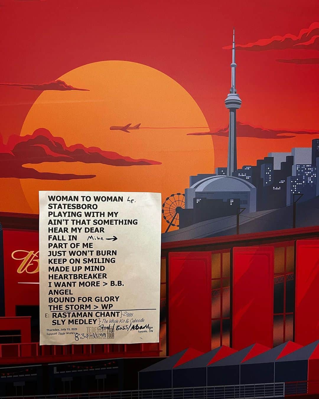 テデスキ・トラックス・バンドのインスタグラム：「Toronto 07.13.23」