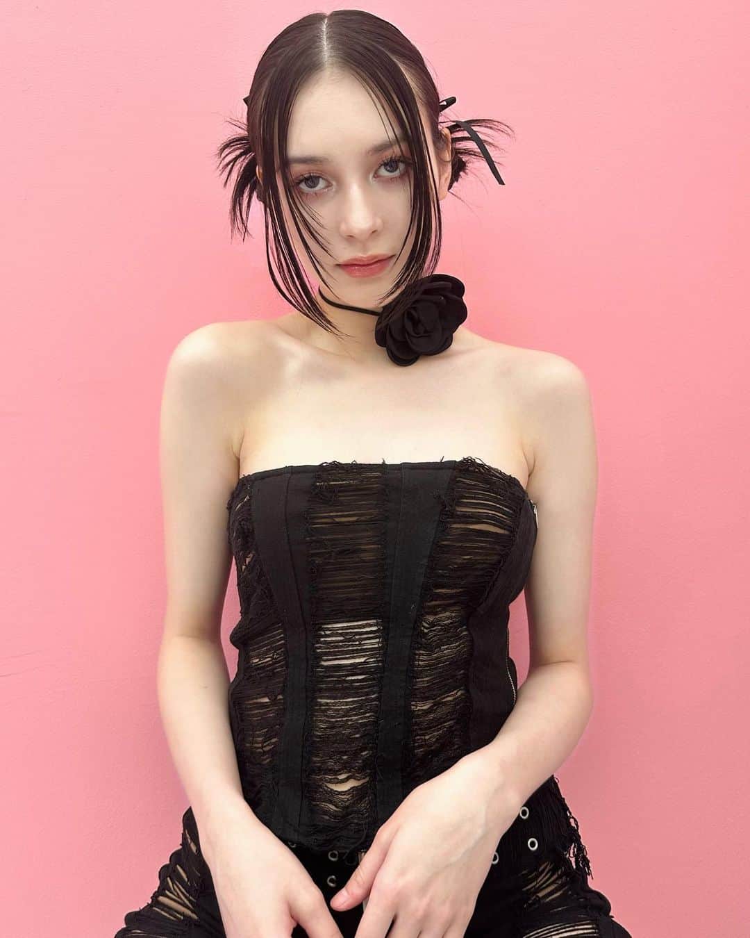 西尾エイミさんのインスタグラム写真 - (西尾エイミInstagram)「୨୧🖤✝︎∔∔」7月14日 12時29分 - delinquent_doll