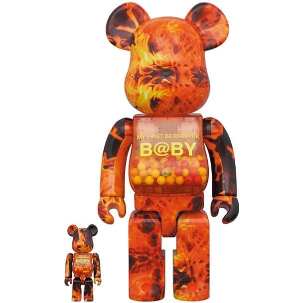 千秋のインスタグラム：「🆕MEDICOM TOY PLUS EXCLUSIVE 2023年7月22日発売予定  MY FIRST BE@RBRICK B@BY FLAME Ver. 100％ & 400％ 頒布価格￥14,300（税込） ●全高約70mm／280mm  MY FIRST BE@RBRICK B@BY FLAME Ver. 1000％ 頒布価格￥63,800（税込） ●全高約700mm  Designed by CHIAKI(CIROL & Co.)  ●MEDICOM TOY PLUSにて発売予定！  ※数量限定となります。品切れの際はご容赦ください。 ※監修中のサンプルを撮影しております。発売商品とは一部異なる場合がございます。  購入のための抽選申し込みの詳しい方法はこちらのページへ https://www.medicomtoy.tv/blog/?p=84547  #bearbrick #myfirstbearbrickbaby #medicomtoy」