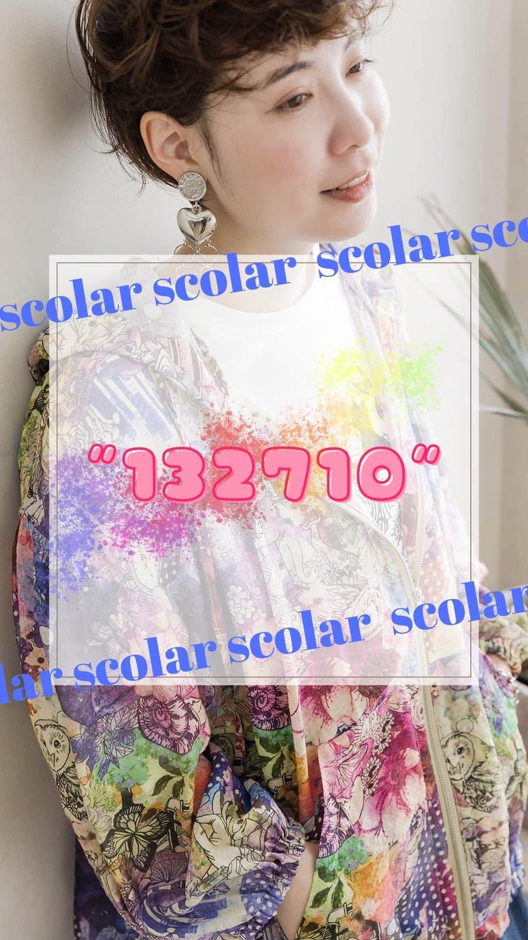 ScoLar(スカラー) ネットショップのインスタグラム：「🌼 132710 🌼  132710：メルヘン×蝶柄 2柄展開 総柄ブルゾン🧚‍♀️ ¥ 10,780(税込) 05（ｱｲﾎﾞﾘｰ）・38（ｸﾞﾘｰﾝ）の全2色  カラフルなデザインで、いつものコーデにプラスするだけで気映える💕 ほんのり透け感がカワイイ羽織りです！！ これからの季節に冷房対策や日よけ対策にも活躍すること間違いなし😎  ぜひチェックしてみてくださいね🙌  ⁡⁡発売済みの商品は画像をタップして商品ページをチェック‍📢 ⁡▶️ 詳しくは ⁡@scolar_netshop のサイトから☑️  ☆・☆・☆・☆・☆・☆・☆・☆・  🧚🏻#新作入荷 #newarrival #羽織り　 ⁡⁡ ⁡ - scolarの他の商品はコチラ - #scolar #isscolar #scolarparity #スカラー #scolar_ootd  Photo⁡ ⁡@kazuhisataniguchi_309 @309studio_ ⁡  Hair⁡⁡⁡ ⁡@nanairo0420」