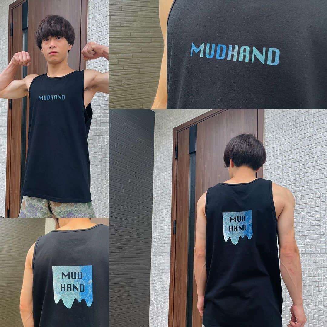 渡辺沙亜里のインスタグラム：「私の好きなカラーでプリント🩵💚🤍 夏っぽくて最高✨  かなり満足な仕上がりです♪ みなさんお見逃しなく😆  @mudhand_cb」