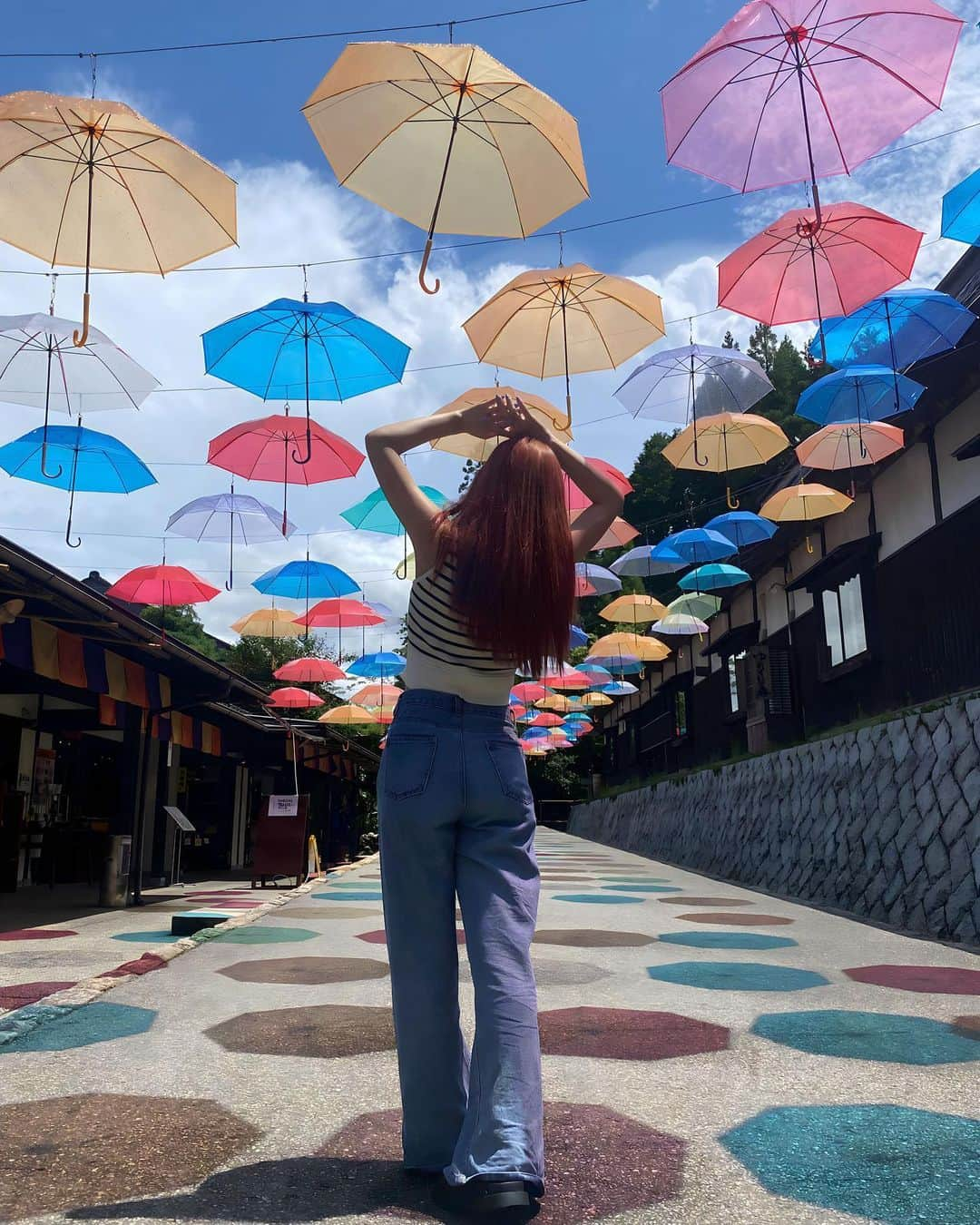 杉山優華のインスタグラム：「☂️☂️☂️ . . . .」